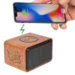 Wood Bluetooth Speaker with Wireless Charging Pad - 6