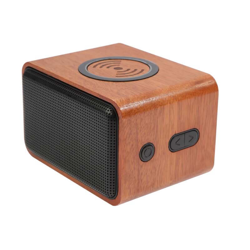 Wood Bluetooth Speaker with Wireless Charging Pad - 9