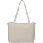 Zippered 10oz Cotton Canvas Shopper Tote - 5