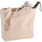 Zippered 10oz Cotton Canvas Shopper Tote - 7