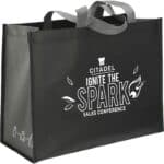 rPET Laminated Matte Shopper Tote - 2