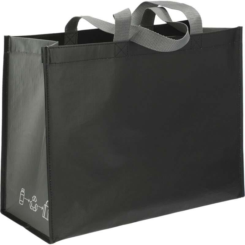 rPET Laminated Matte Shopper Tote - 5