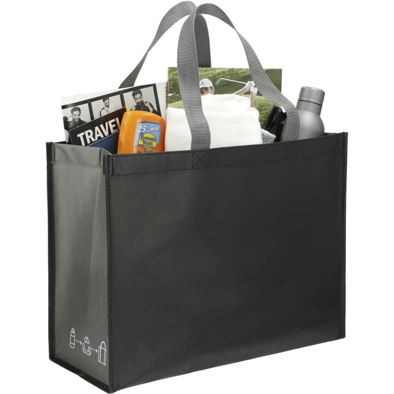 rPET Laminated Matte Shopper Tote - 6