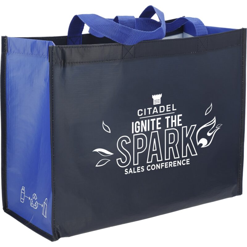 rPET Laminated Matte Shopper Tote - 8