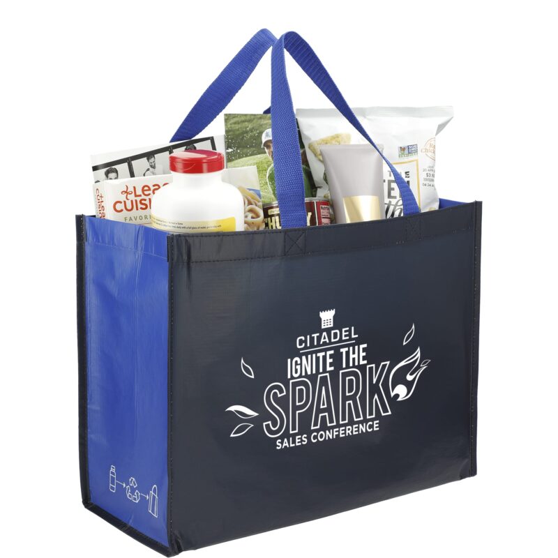 rPET Laminated Matte Shopper Tote - 9