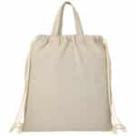 Recycled 5oz Cotton Drawstring Bag - 3