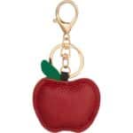 Apple Leather Keychain - 3