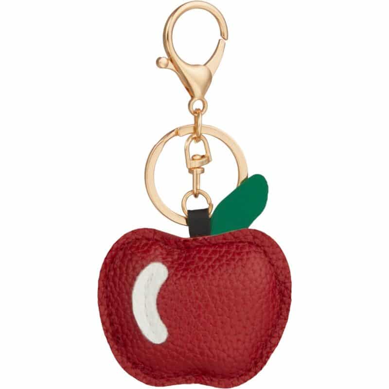 Apple Leather Keychain - 4
