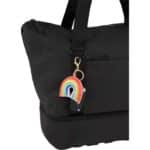 Rainbow Leather Keychain - 5