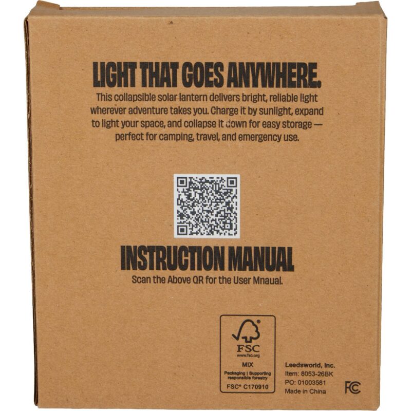 Collapsible Solar Powered Lantern - 7
