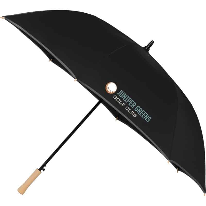 60" Auto Open Umbrella w/ Reflective Trim - 2