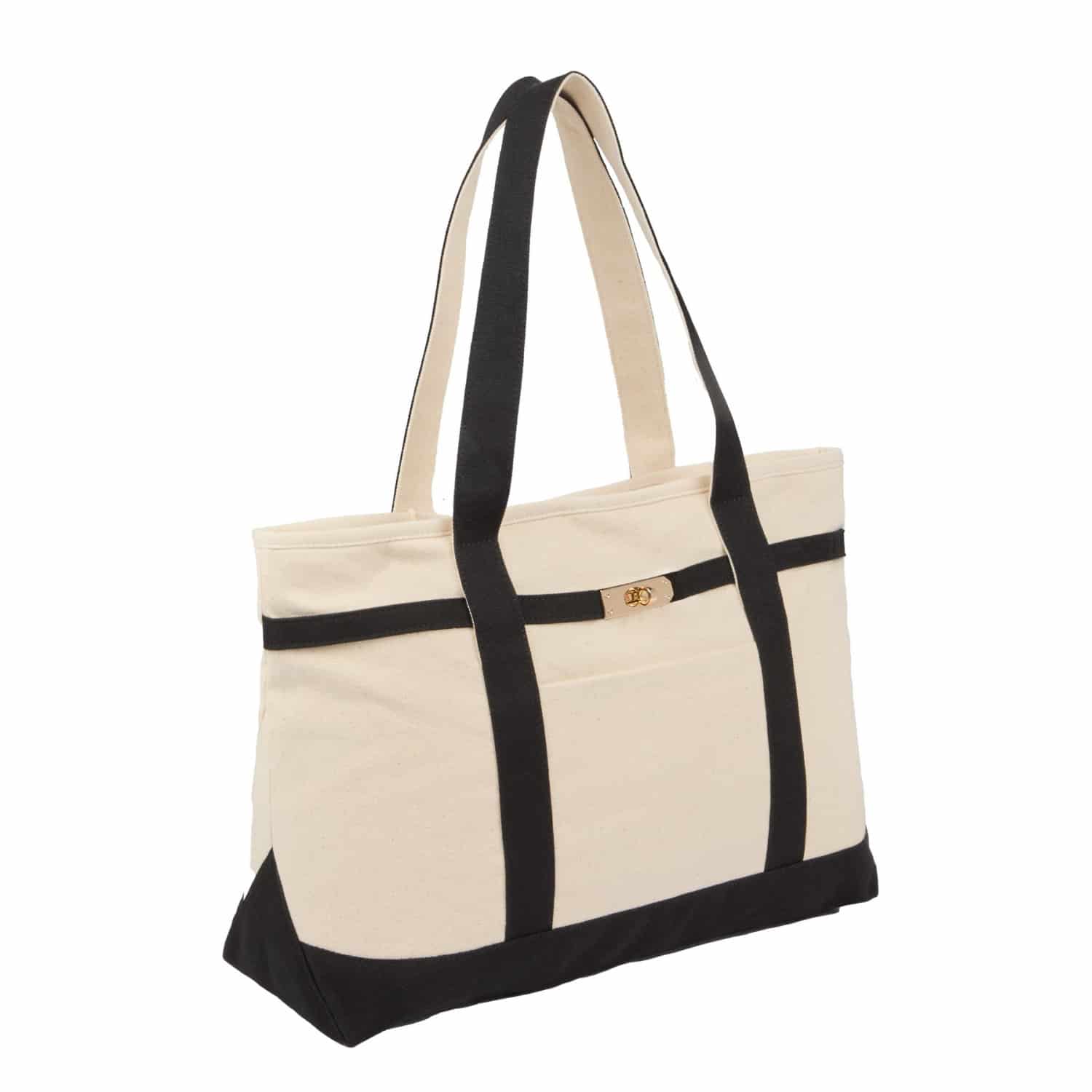 Jane Recycled Cotton Buckle Tote - 1