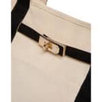 Jane Recycled Cotton Buckle Tote - 3