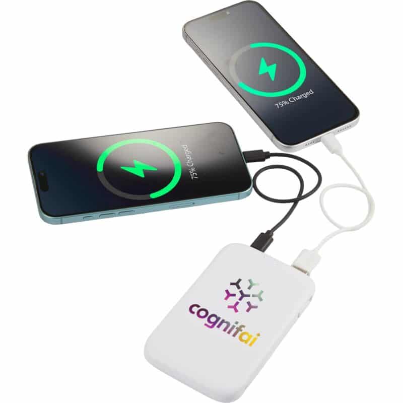UL Listed 5000 20W Power Bank with Integrated Cabl - 2