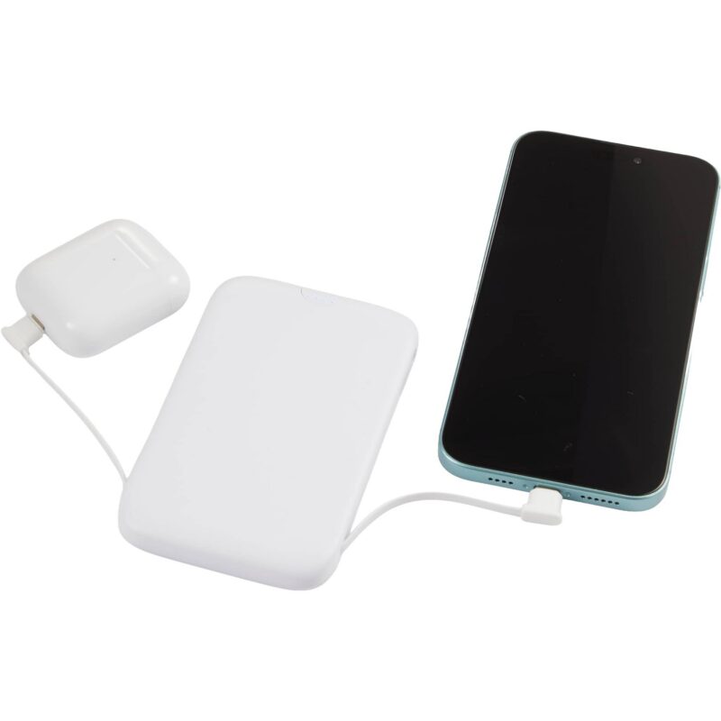 UL Listed 5000 20W Power Bank with Integrated Cabl - 8
