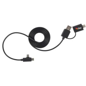 5-in-1 Recycled Long Charging Cable