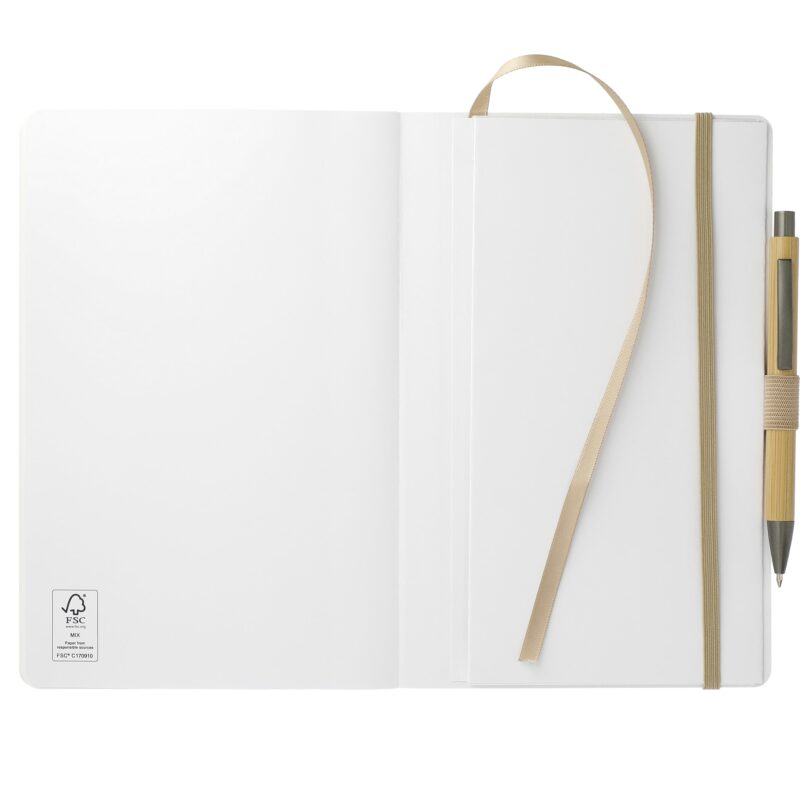 5.5'' x 8.5'' FSC® Mix Stone Bound Journal Set - 4