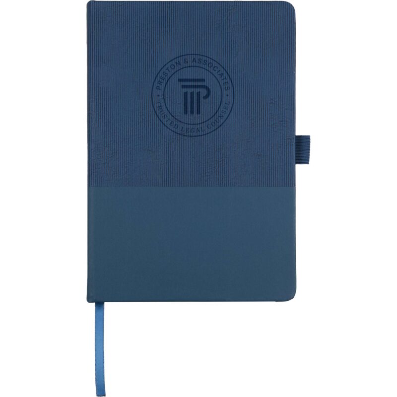 5.5''x 8.5'' FSC® Recycled Ribbed Bound Journal - 7