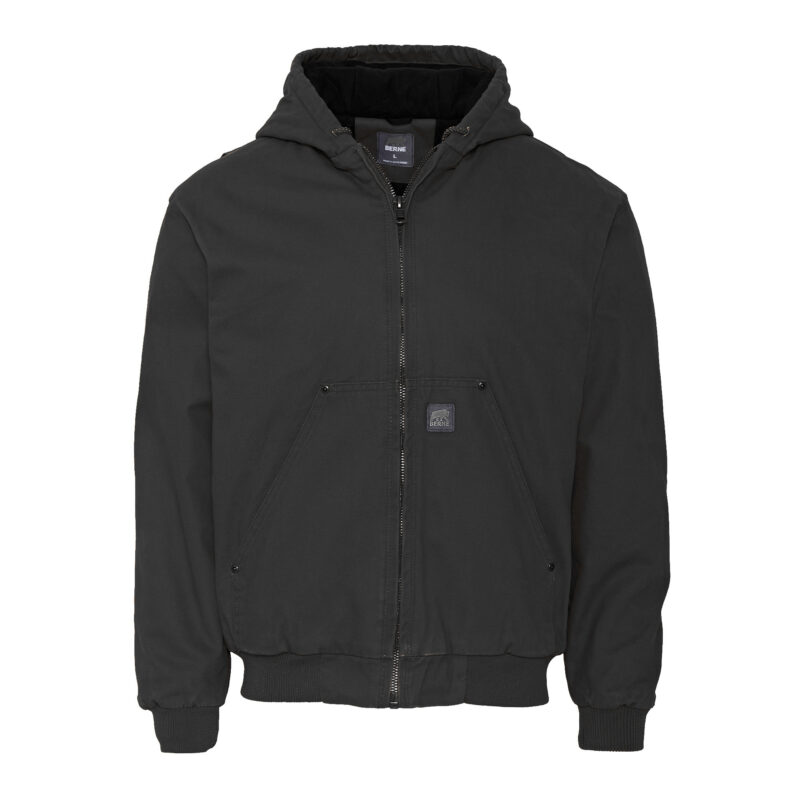 Berne Heartland Washed Duck Hooded Work Jacket