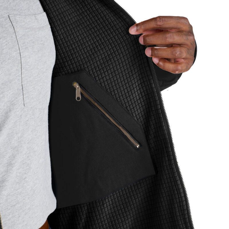 Berne Heritage Grid Fleece-Lined Zip Sweatshirt - Men's - 8