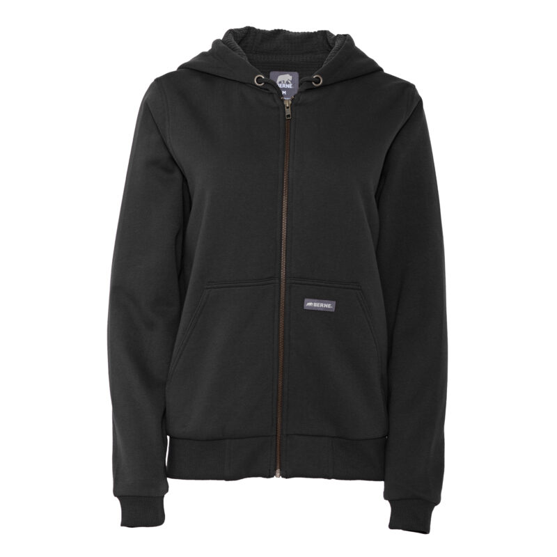 Berne-Heritage-Grid-Fleece-Lined-Zip-Sweatshirt-Womens-TM98238 Berne Heritage Grid Fleece-Lined Zip Sweatshirt - Women's
