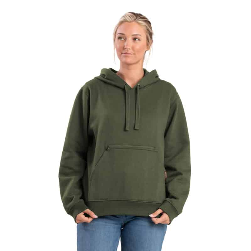 Berne Heritage Zippered Hooded Pullover Sweatshirt - Women's - 4