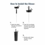 Catone Recycled Vacuum Tumbler w/ Slider Lid 20oz - 7