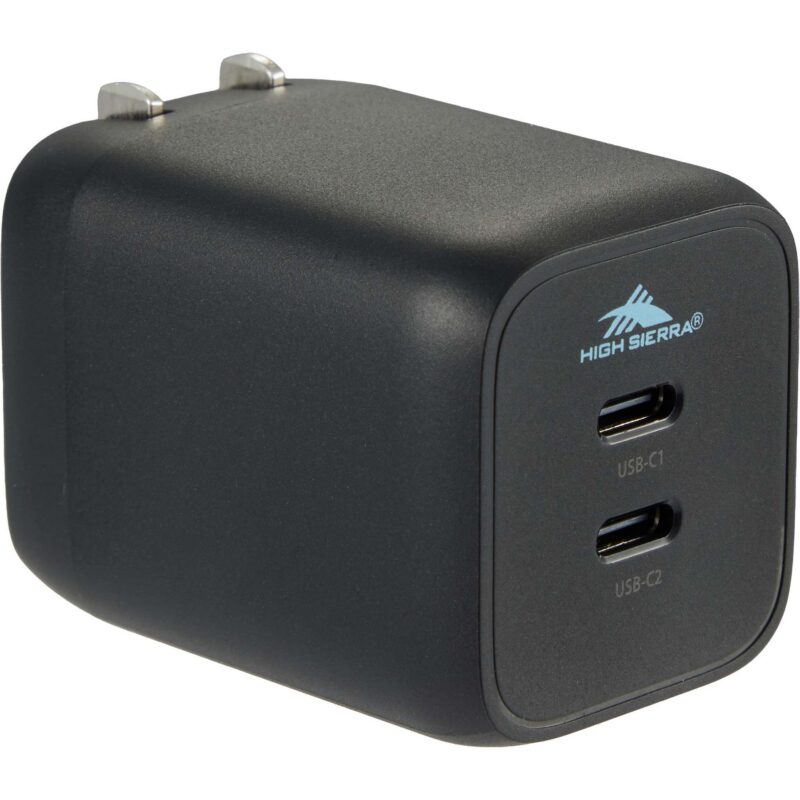 High Sierra 65W USB Wall Charger and Cable Kit - 9