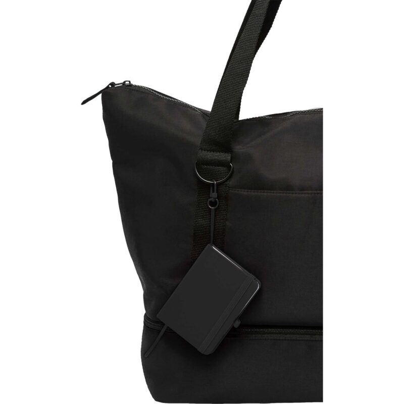 Mini Recycled Notebook w/ Clip - 8