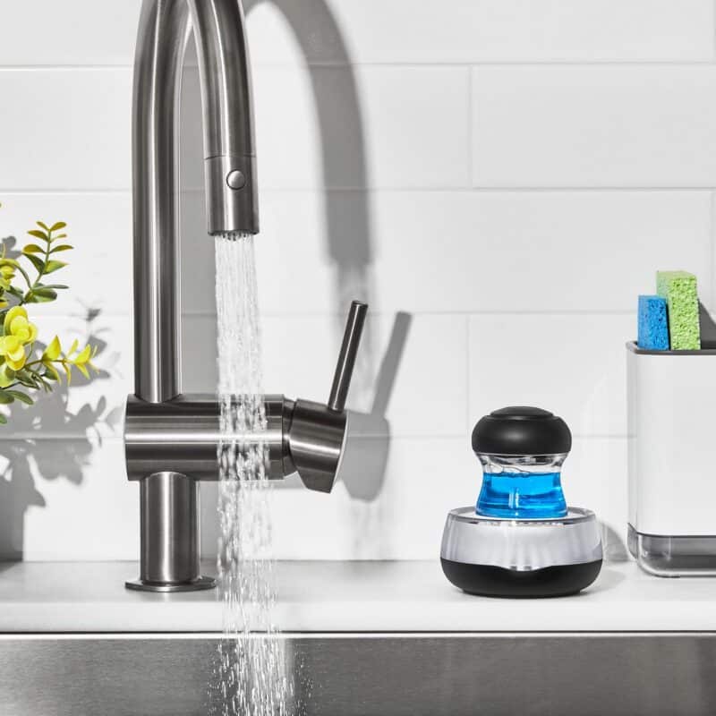 OXO Good Grips Soap Dispense Palm Brush Storage Se - 9