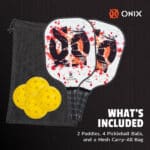 Onix Recruit Composite Pickleball Set - 6