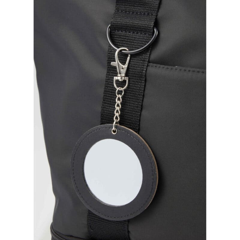 Recycled PU Travel Mirror Bag Charm - 3