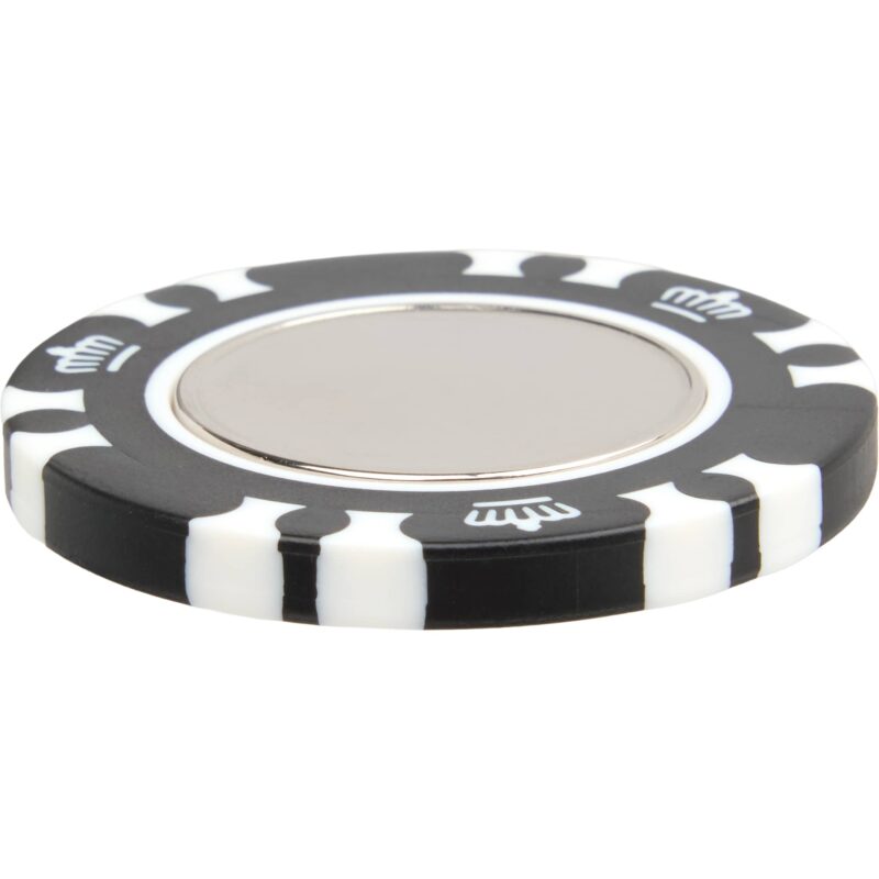 Recycled Poker Chip w/ Metal Ballmarker - 3
