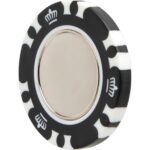 Recycled Poker Chip w/ Metal Ballmarker - 4