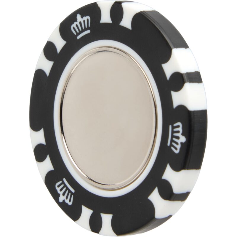 Recycled Poker Chip w/ Metal Ballmarker - 4