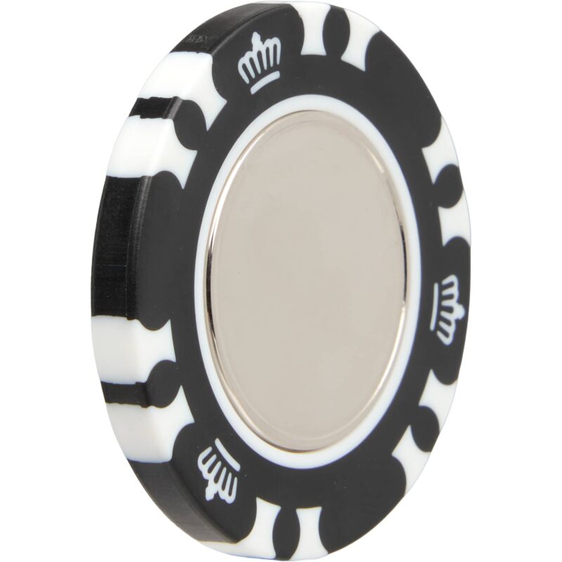 Recycled Poker Chip w/ Metal Ballmarker - 5