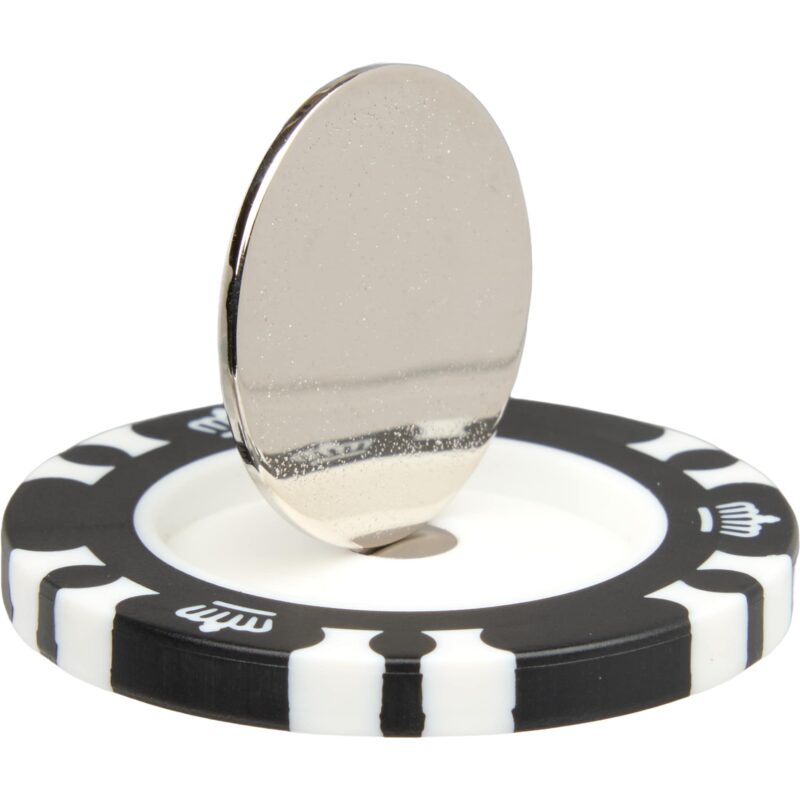 Recycled Poker Chip w/ Metal Ballmarker - 7