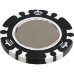 Recycled Poker Chip w/ Metal Ballmarker - 9