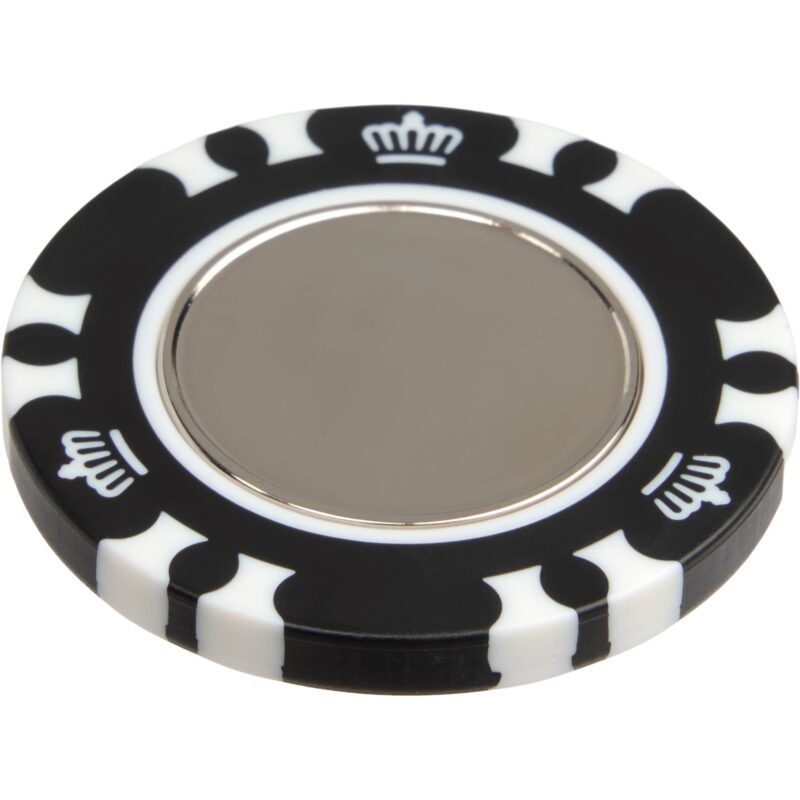 Recycled Poker Chip w/ Metal Ballmarker - 9