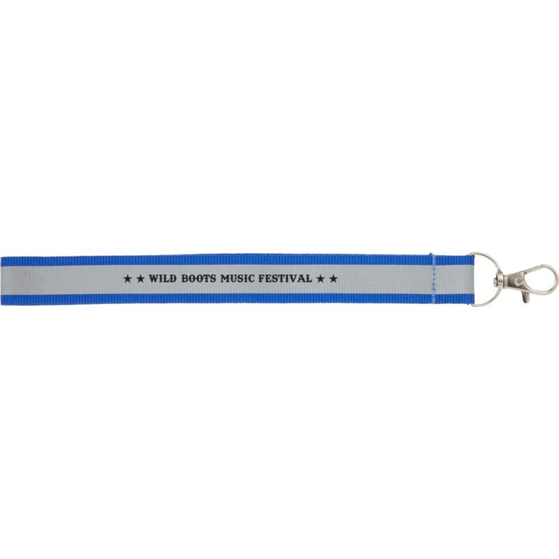 Reflective Recycled Wrist Lanyard - 8