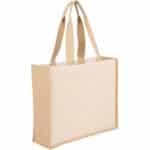 Sol Recycled Cotton & Jute Shopper Tote - 4