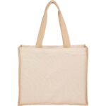 Sol Recycled Cotton & Jute Shopper Tote - 5