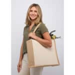 Sol Recycled Cotton & Jute Shopper Tote - 6