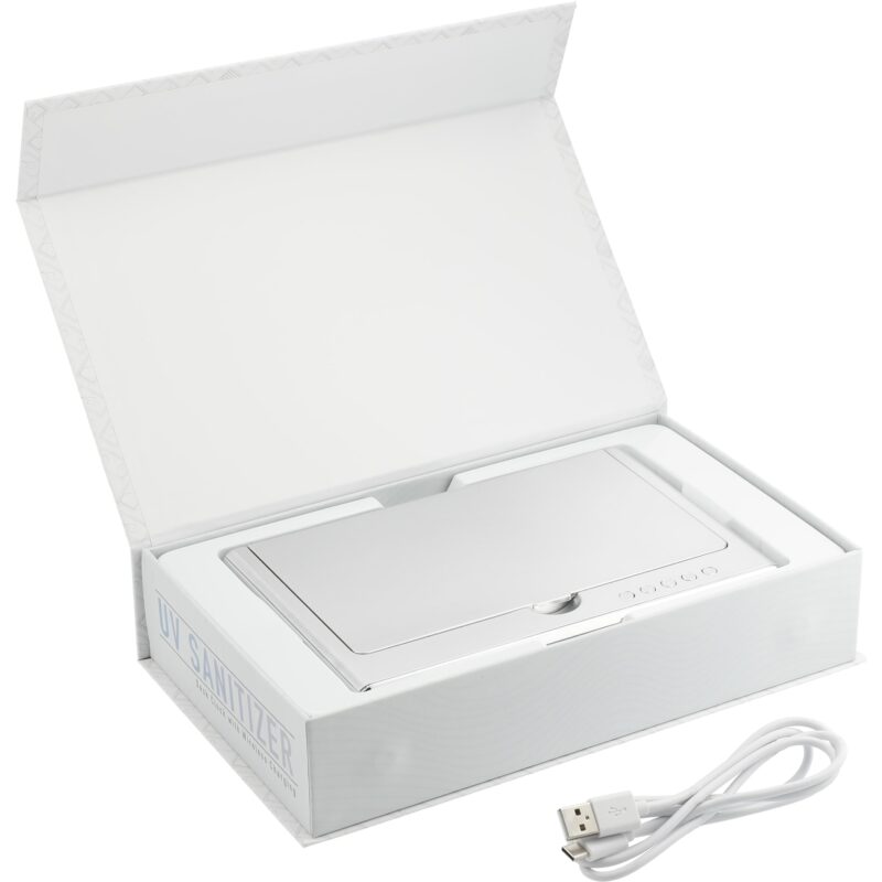 UV Sanitizer Desk Clock with Wireless Charging - 3