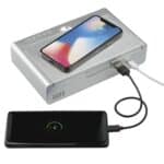 UV Sanitizer Desk Clock with Wireless Charging - 5