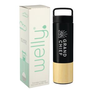 Wellyr Traveler Copper Vacuum Bottle 18oz w/ GB
