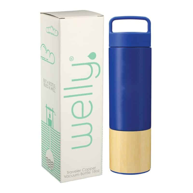 Wellyr Traveler Copper Vacuum Bottle 18oz w/ GB - 9