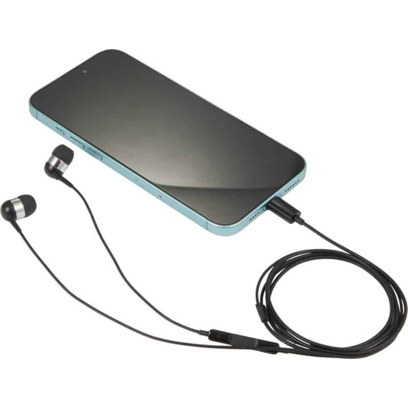 ZipSound USB-C Wired Earbuds with Microphone - 1