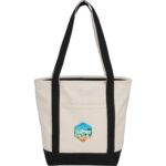 Recycled 12oz Zip Top Canvas Tote - 2