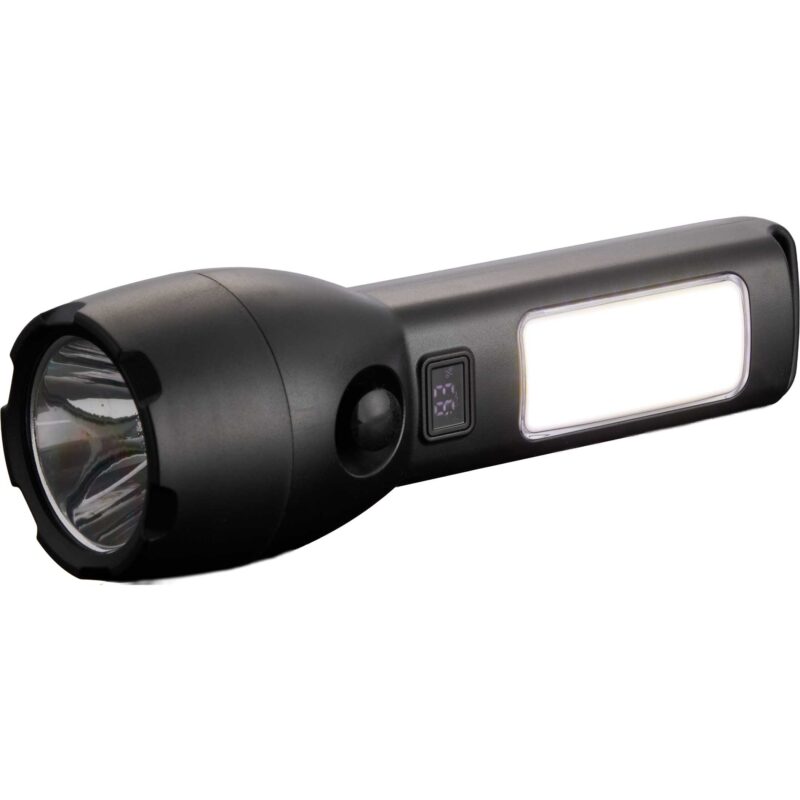Solar Powered Rechargeable COB Flashlight - 7